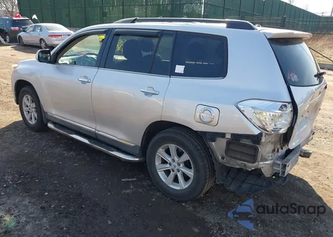 2011 Toyota Highlander Se V6 из США, поврежденный, VIN 5TDBK3EH5BS073139